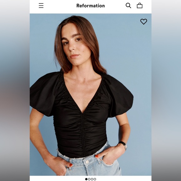 NWOT Reformation Sonny Top Size 0 - Picture 2 of 3